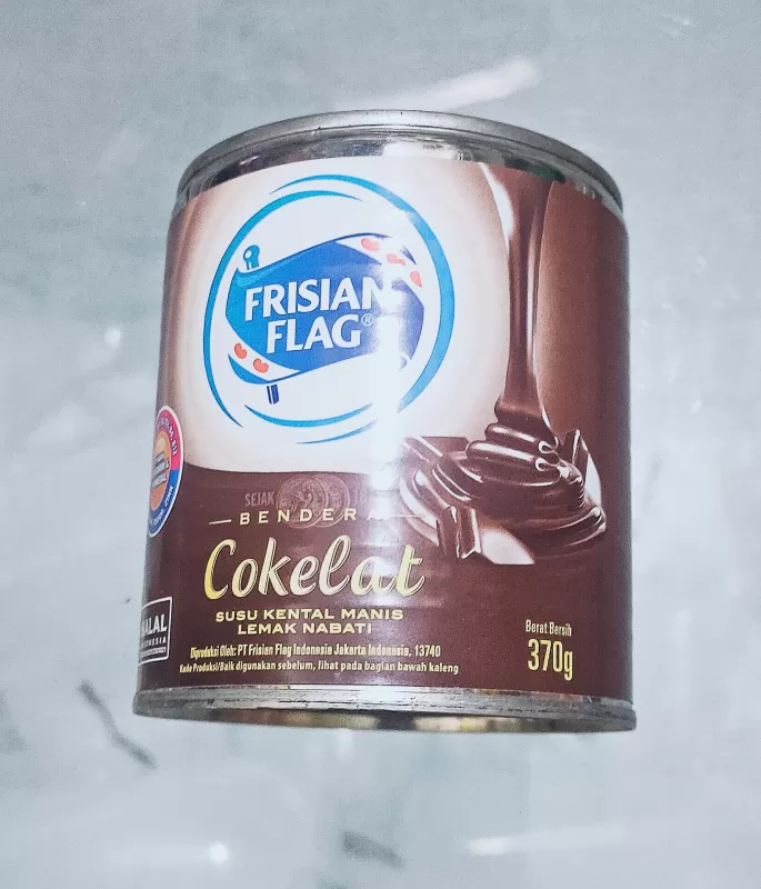 Susu Frisian flag coklat kaleng